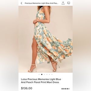 Beautiful Lulu‘s Flower Dress, Size 8